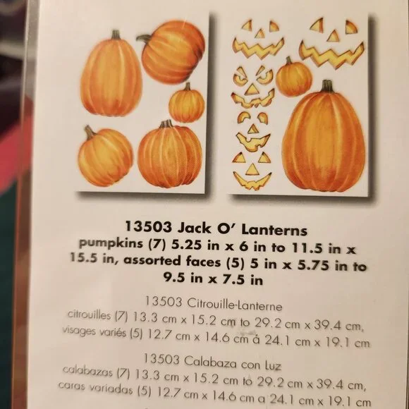 Two Self-Stick Halloween Mural Kits -  NWT - Picture 4 of 7